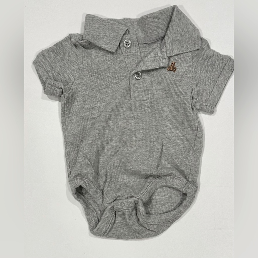 3-6 Months Gap Gray Polo Shirt